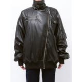 フェイクレザーライダースMA-1ジャケット | jouetie | 詳細画像16 