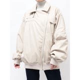 フェイクレザーライダースMA-1ジャケット | jouetie | 詳細画像21 