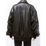 フェイクレザーライダースMA-1ジャケット | jouetie | 詳細画像5 