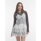 フリルランジェリーレースミニワンピース | jouetie | 詳細画像1 