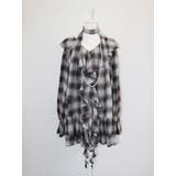 ブラウン | ラッフルフリルネルチュニック | jouetie