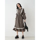 ラッフルフリルロングワンピース | jouetie | 詳細画像4 