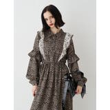 ラッフルフリルロングワンピース | jouetie | 詳細画像7 