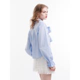 スリーブフリルビッグボウタイブラウス | jouetie | 詳細画像4 