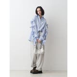【WEB限定】リボンスリーブBIGシャツ | jouetie | 詳細画像15 