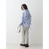 【WEB限定】リボンスリーブBIGシャツ | jouetie | 詳細画像16 