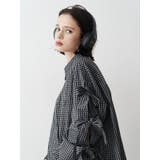 【WEB限定】リボンスリーブBIGシャツ | jouetie | 詳細画像4 