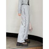 グレー | 【WEB限定】ラメスウェットルーズパンツ【セットアップ対応】 | jouetie