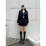 ベロアラインティアードミニスカート【セットアップ対応】 | jouetie | 詳細画像41 