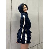 ベロアラインティアードミニスカート【セットアップ対応】 | jouetie | 詳細画像47 