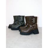 プラットフォームショートエンジニアブーツ | jouetie | 詳細画像2 