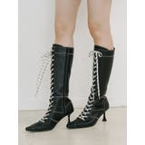 ボクシングレースアップブーツ | jouetie | 詳細画像7 