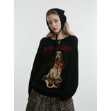 DOGジャガードルーズニット | jouetie | 詳細画像12 