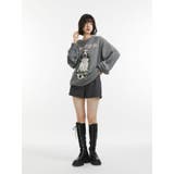 DOGジャガードルーズニット | jouetie | 詳細画像23 