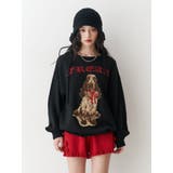 DOGジャガードルーズニット | jouetie | 詳細画像24 