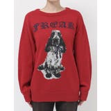 DOGジャガードルーズニット | jouetie | 詳細画像46 