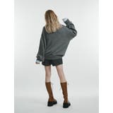 DOGジャガードルーズニット | jouetie | 詳細画像9 