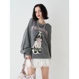 グレー | DOGジャガードルーズニット | jouetie