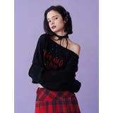 ワンショルスタッズショートニット | jouetie | 詳細画像10 