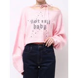 ワンショルスタッズショートニット | jouetie | 詳細画像43 