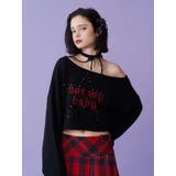 ワンショルスタッズショートニット | jouetie | 詳細画像9 