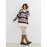 パターンルーズニット | jouetie | 詳細画像2 