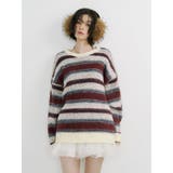 パターンルーズニット | jouetie | 詳細画像4 