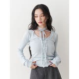 ブルー | レースドッキングニット 2026Spring | jouetie