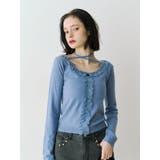 インディゴ | レースドッキングニット 2026Spring | jouetie