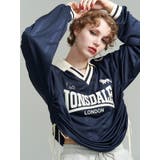 ネイビー | 【LONSDALE×jouetie】ロゴユニフォームトップス | jouetie