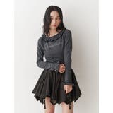 ラインストーンフリルトップス | jouetie | 詳細画像20 