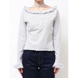 ラインストーンフリルトップス | jouetie | 詳細画像32 