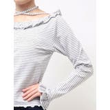 ラインストーンフリルトップス | jouetie | 詳細画像36 