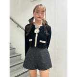 バイカラーコサージュカーデ | jouetie | 詳細画像24 