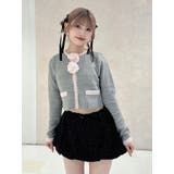 バイカラーコサージュカーデ | jouetie | 詳細画像34 