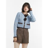 バイカラーコサージュカーデ | jouetie | 詳細画像5 