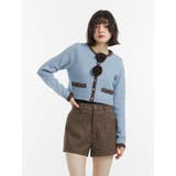 バイカラーコサージュカーデ | jouetie | 詳細画像6 