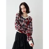 2WAYパターンショートカーデ | jouetie | 詳細画像19 