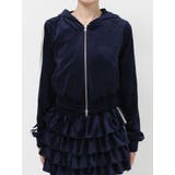 ベロアコンパクトラインZIPフーディ【セットアップ対応】 | jouetie | 詳細画像27