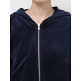 ベロアコンパクトラインZIPフーディ【セットアップ対応】 | jouetie | 詳細画像30