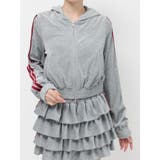 ベロアコンパクトラインZIPフーディ【セットアップ対応】 | jouetie | 詳細画像39