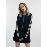 ベロアコンパクトラインZIPフーディ【セットアップ対応】 | jouetie | 詳細画像5