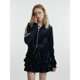 ベロアコンパクトラインZIPフーディ【セットアップ対応】 | jouetie | 詳細画像6