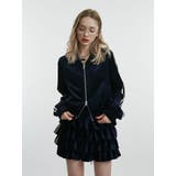 ベロアコンパクトラインZIPフーディ【セットアップ対応】 | jouetie | 詳細画像7