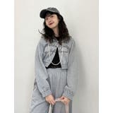 【WEB限定】ラメクロップドZIPフーディー【セットアップ対応】 | jouetie | 詳細画像1 