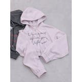 ピンク | 【WEB限定】ラメクロップドZIPフーディー【セットアップ対応】 | jouetie