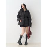 ウエストマークミドルパッファーコート | jouetie | 詳細画像14 