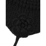 クロシェライクフラワーモチーフビーニー | jouetie | 詳細画像10 