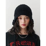 クロシェライクフラワーモチーフビーニー | jouetie | 詳細画像3 