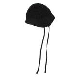 クロシェライクフラワーモチーフビーニー | jouetie | 詳細画像9 